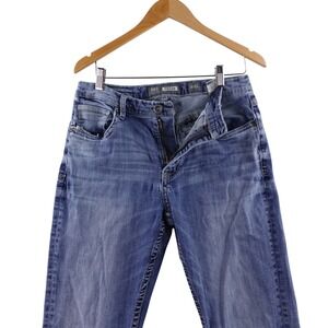 BKE Denim Tyler Mens Jeans 34XL Blue Wash Straight Fit